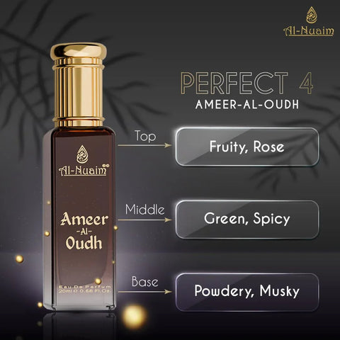 Al-Nuaim Prefect 4 EDP Gift Set for Men & Women (4 X 20ml) - view 6