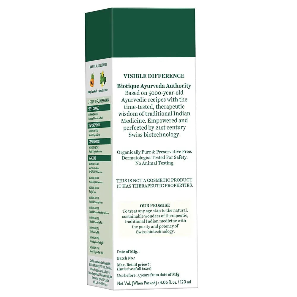 Biotique MORNING NECTAR Nourish & Hydrate Moisturizer 190ml - view 2