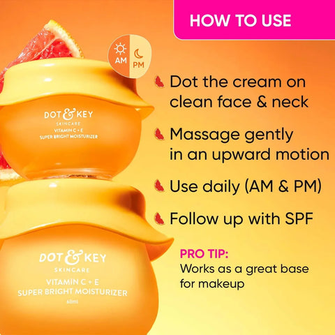 Dot & Key Vitamin C, E Sorbet Super Bright Moisturizer For Face 60Ml - view 4