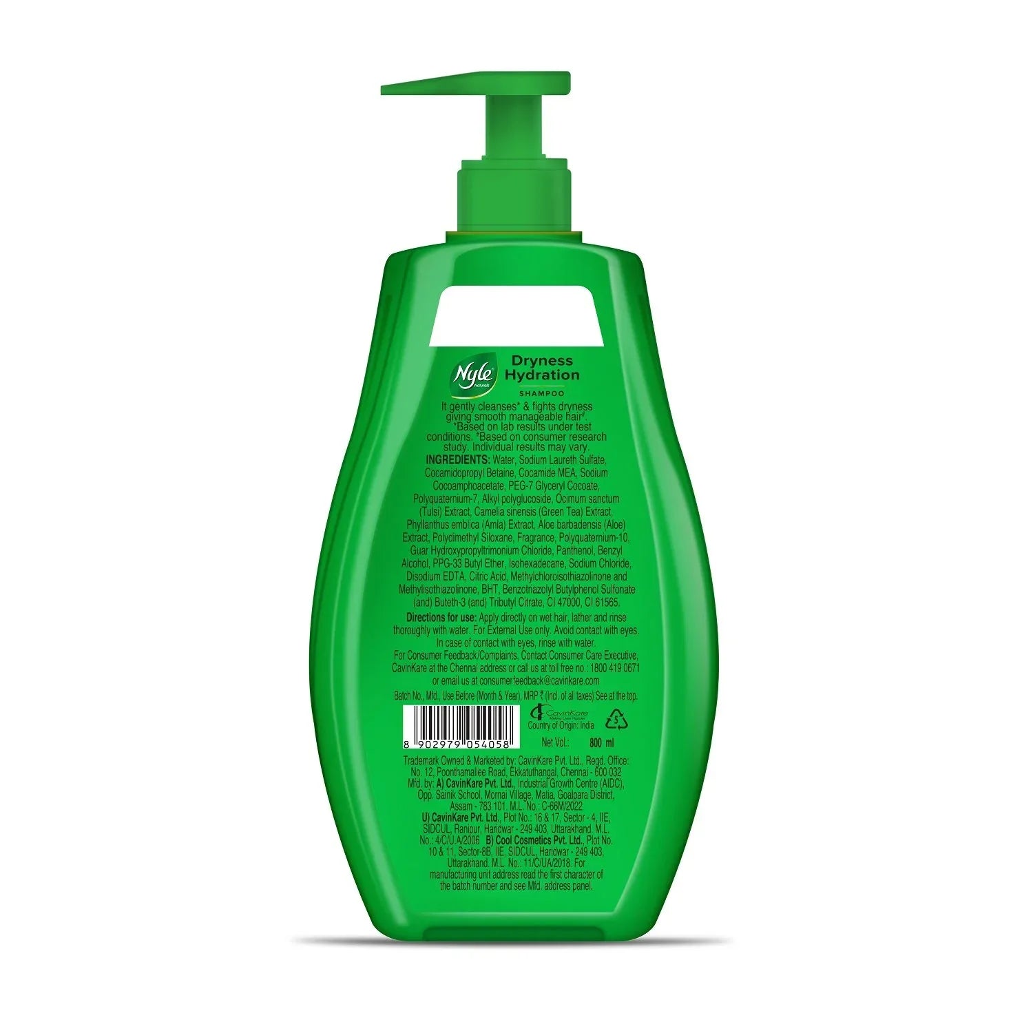 Nyle Naturals Silky and Smooth Anti Hairfall Shampoo 800ml - view 3