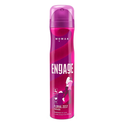 Engage Floral Zest Deodorant Body Spray for Women 150ml - main view