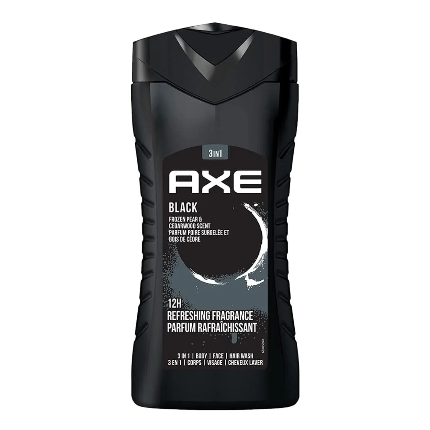 Axe Black 3 In 1 Body, Face & Hair Wash For Men 250Ml - main view