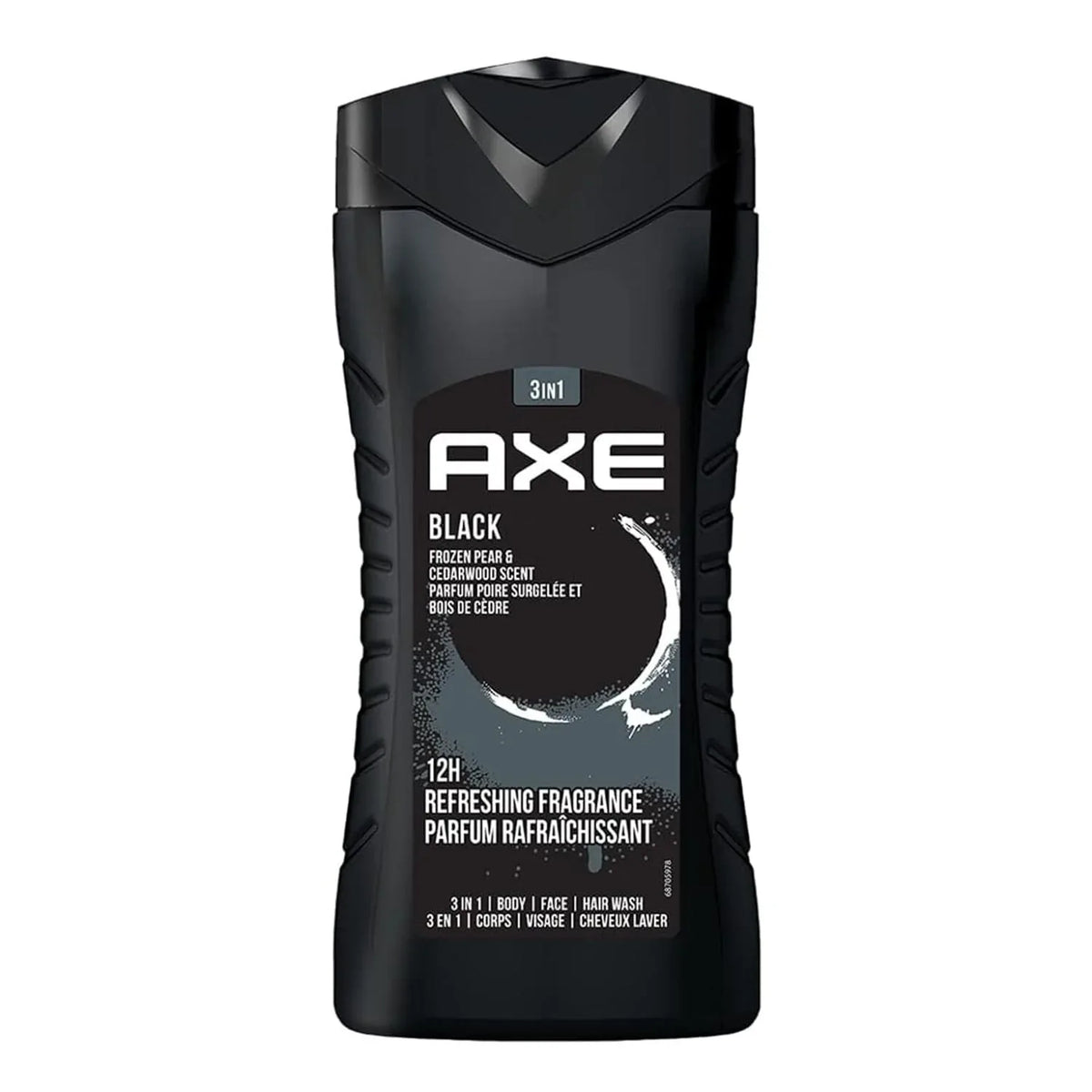 Axe Black 3 In 1 Body, Face & Hair Wash For Men 250Ml - main view