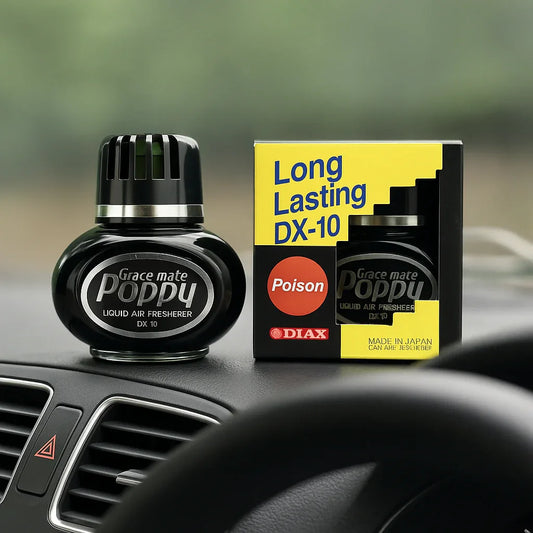 Grace Mate Poppy Poison Liquid Car Air Freshener – 150ml Diffuser Compatible - main view