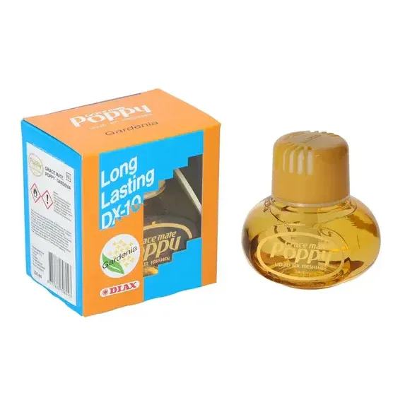 Grace Mate Poppy Gardenia Liquid Car Air Freshener – 150ml Diffuser Compatible - main view