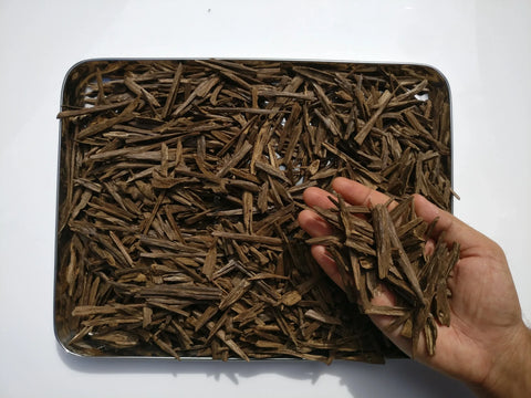 Indian Sella Super Oudh - Triple A+ Grade Agarwood, High-Quality Medium Pieces - 25Gram view