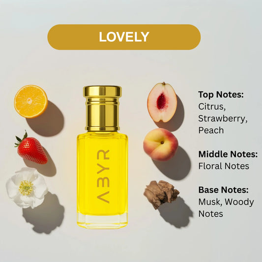 ABYR Lovely Attar – Alcohol-Free Long-Lasting Floral & Musky Fragrance for Women - 3ml view