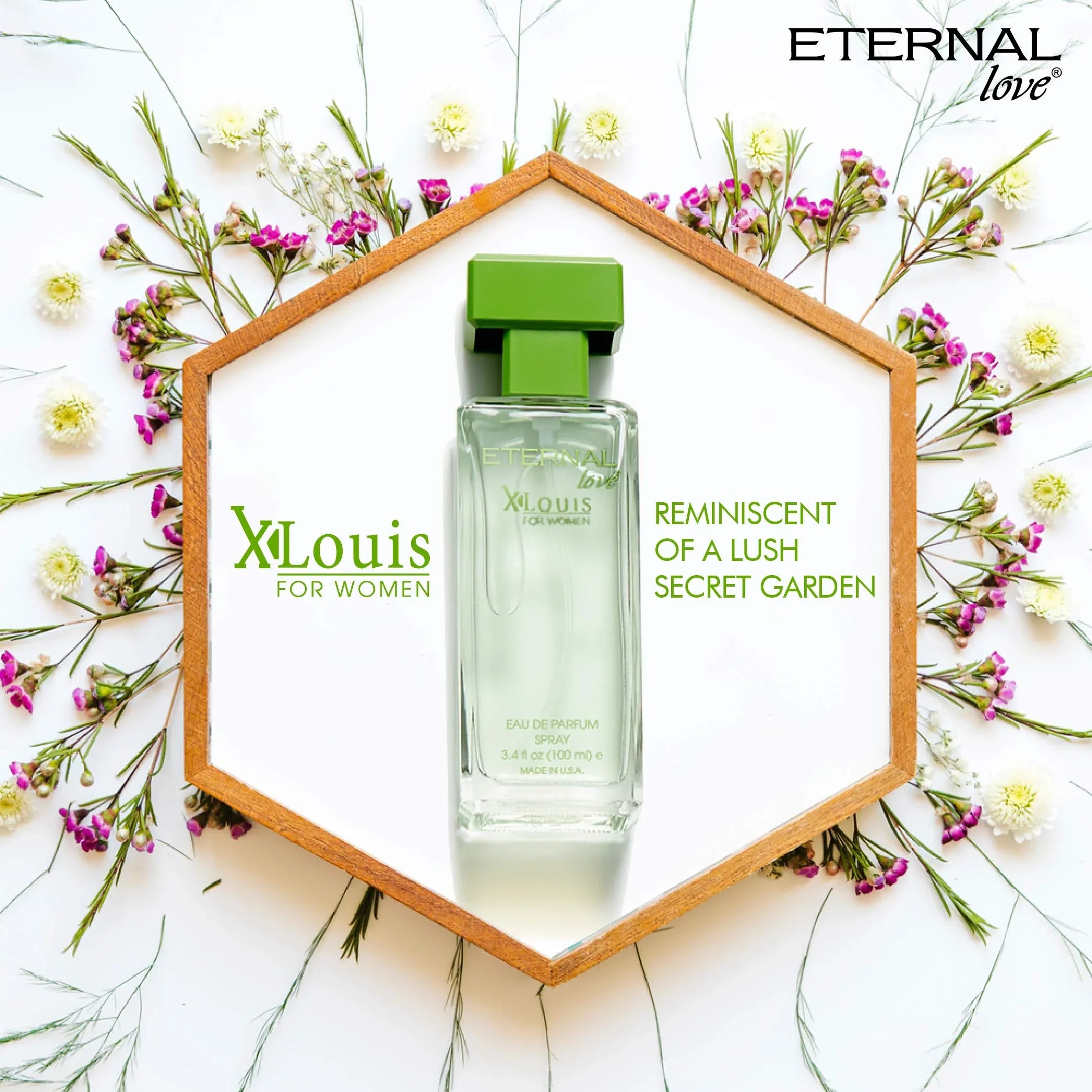 Eternal Love X'Louis Fresh Eau De Women's Perfume Spray, 100Ml - 50ml view