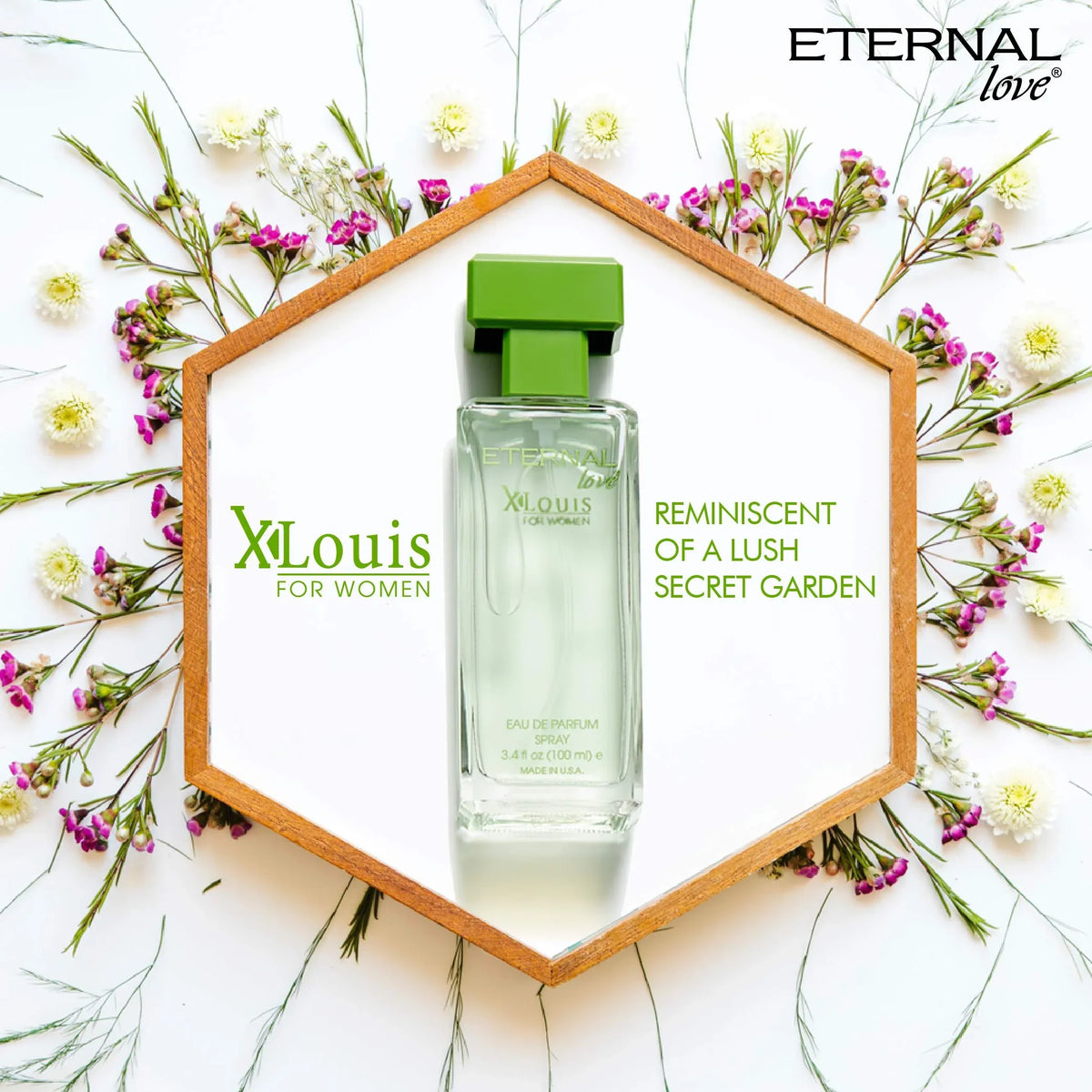 Eternal Love X'Louis Fresh Eau De Women's Perfume Spray, 100Ml - 50ml view