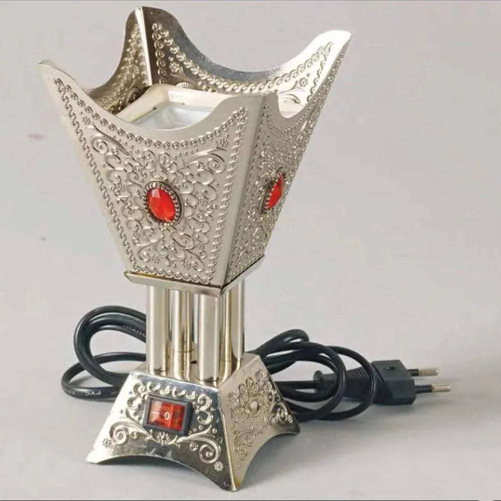 Bakhoor Incense Burner (Silver) - main view