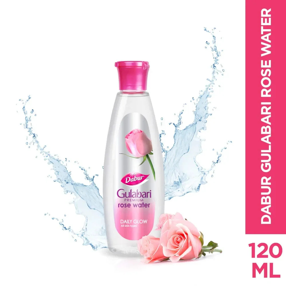 Dabur Gulabari Premium Rose Water 120 ml - main view