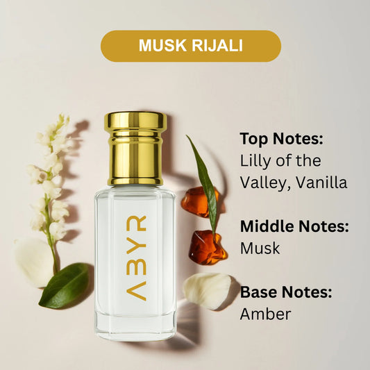 ABYR Musk Rijali Attar – Alcohol-Free, Long-Lasting Arabic Fragrance Unisex - 6ml view