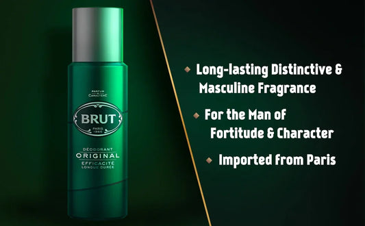 BRUT Original Deodorant Body Spray for Men, 200ml - view 2