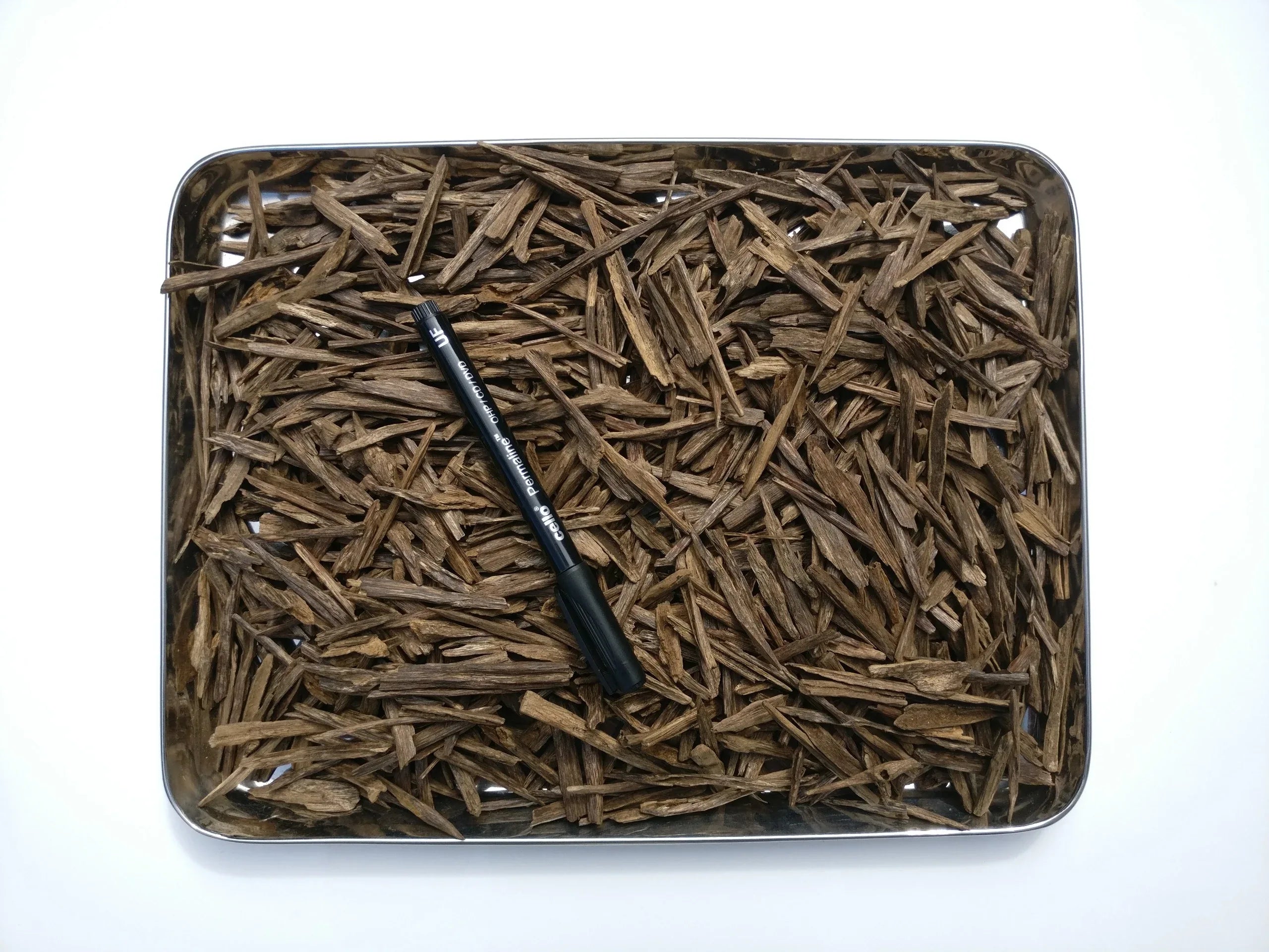 Indian Sella Super Oudh - Triple A+ Grade Agarwood, High-Quality Medium Pieces - 100Gram view