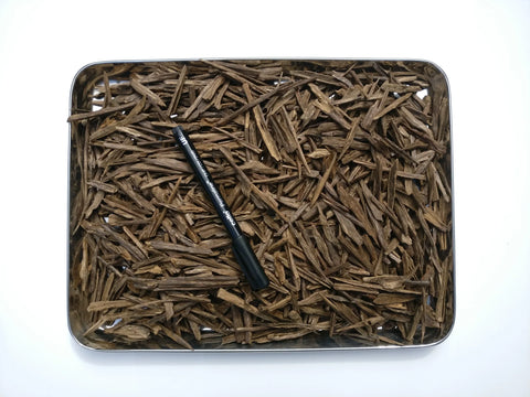 Indian Sella Super Oudh - Triple A+ Grade Agarwood, High-Quality Medium Pieces - 100Gram view