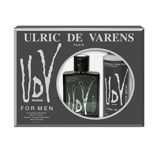 ULRIC DE VARENS Black for Men Combo Set (Perfume 100ml and Deodorant 200ml) - main view