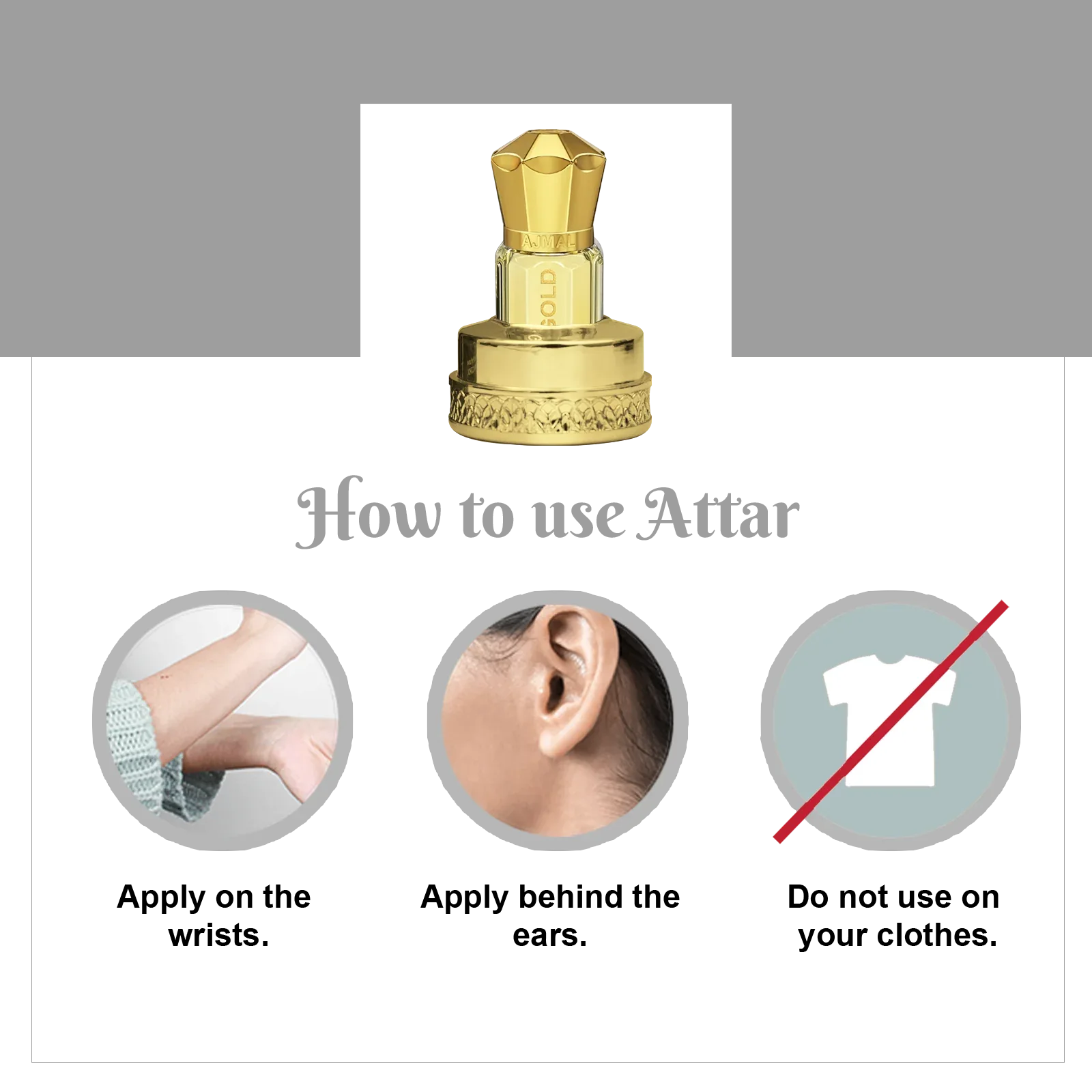 AJMAL WHITE OUD Non-Alcoholic Concentrated Long Lasting Attar for Unisex- 5 ML - view 4