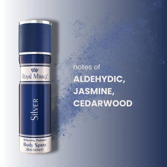 Royal Mirage Silver 200ml Body Spray - view 2