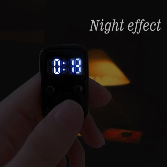 Electronic Finger Tally Counter with LED Screen | Digital Tasbih Zikr Ring - view 2