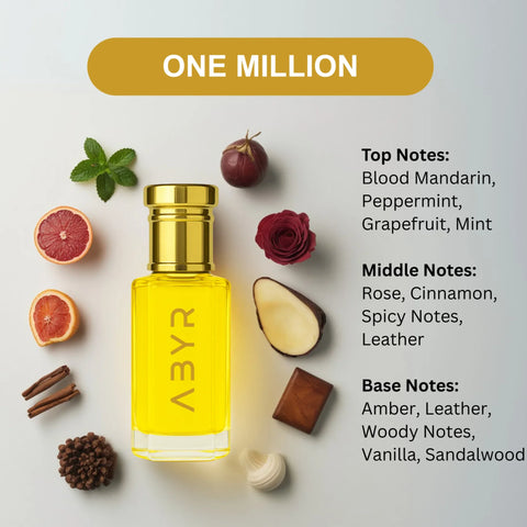 ABYR One Million Attar – Alcohol-Free Long-Lasting Perfume Oil - 3ml view