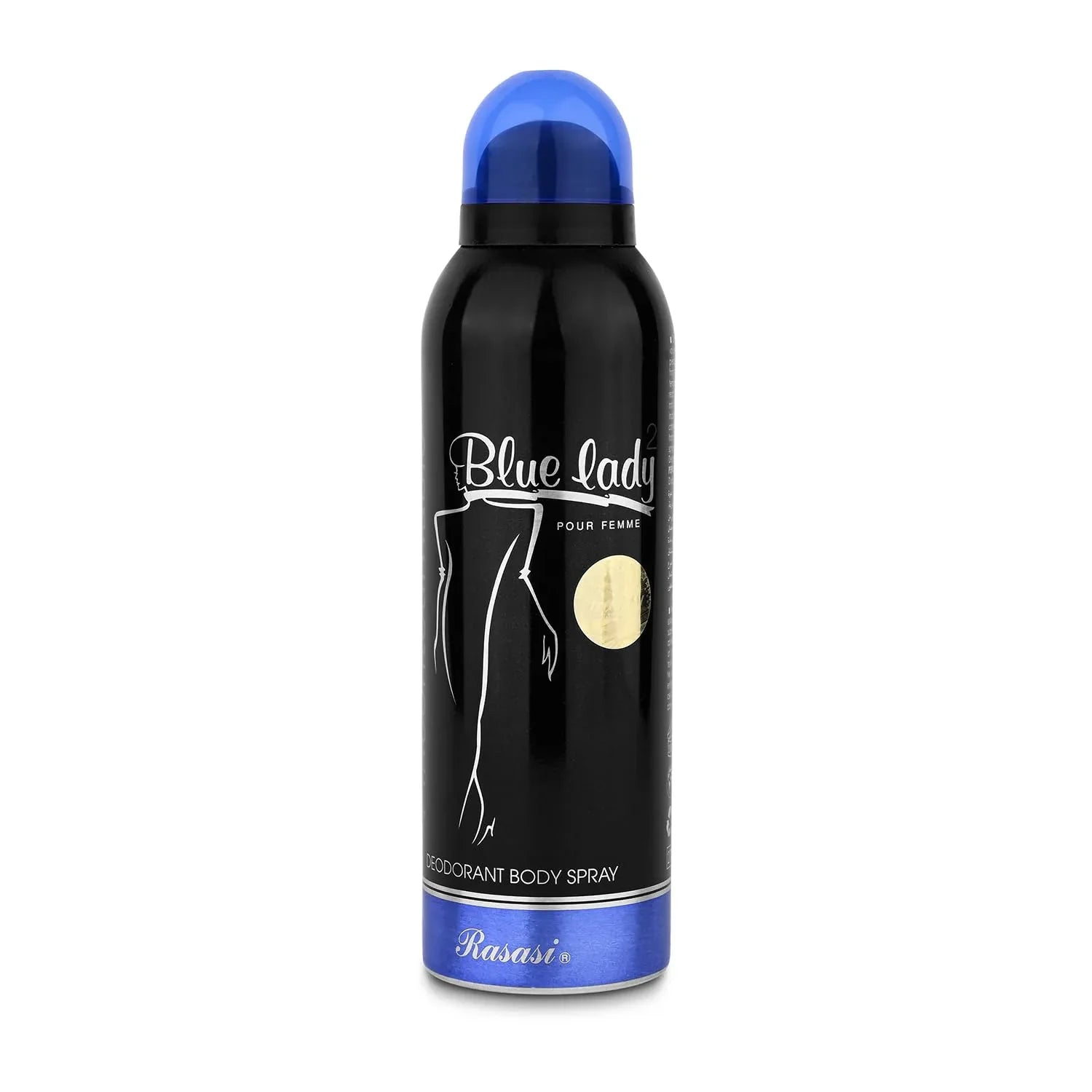 Rasasi Blue Lady 2 Black Deodorant Spray 200ML - view 3