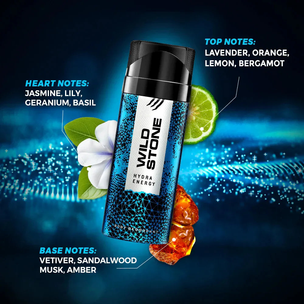 Wild Stone Hydra Energy Spray Deodorant for Men (150ml) - view 2