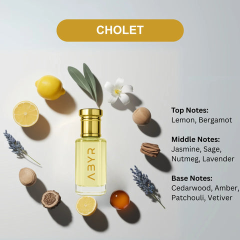 ABYR Cholet Attar – Alcohol-Free, Long-Lasting Oriental Fragrance for Unisex - 12ml view