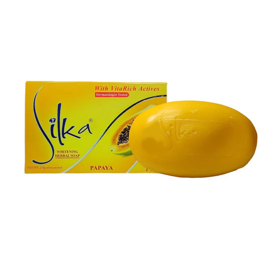 Silka Papaya Herbal Whitening Dermatologist-Tested Soap 135g - view 2