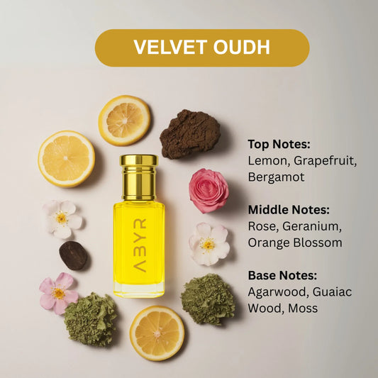 ABYR Velvet Oudh Attar – Alcohol-Free, Long-Lasting Luxurious Oudh Fragrance - 6ml view