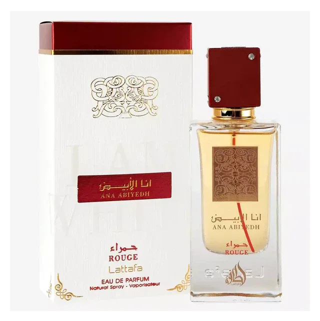 Lattafa Ana Abiyedh Rouge Eau De Parfum 60ml – A Luxurious Blend of Amber & Wood - view 2