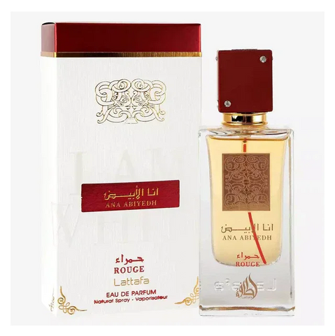 Lattafa Ana Abiyedh Rouge Eau De Parfum 60ml – A Luxurious Blend of Amber & Wood - view 2