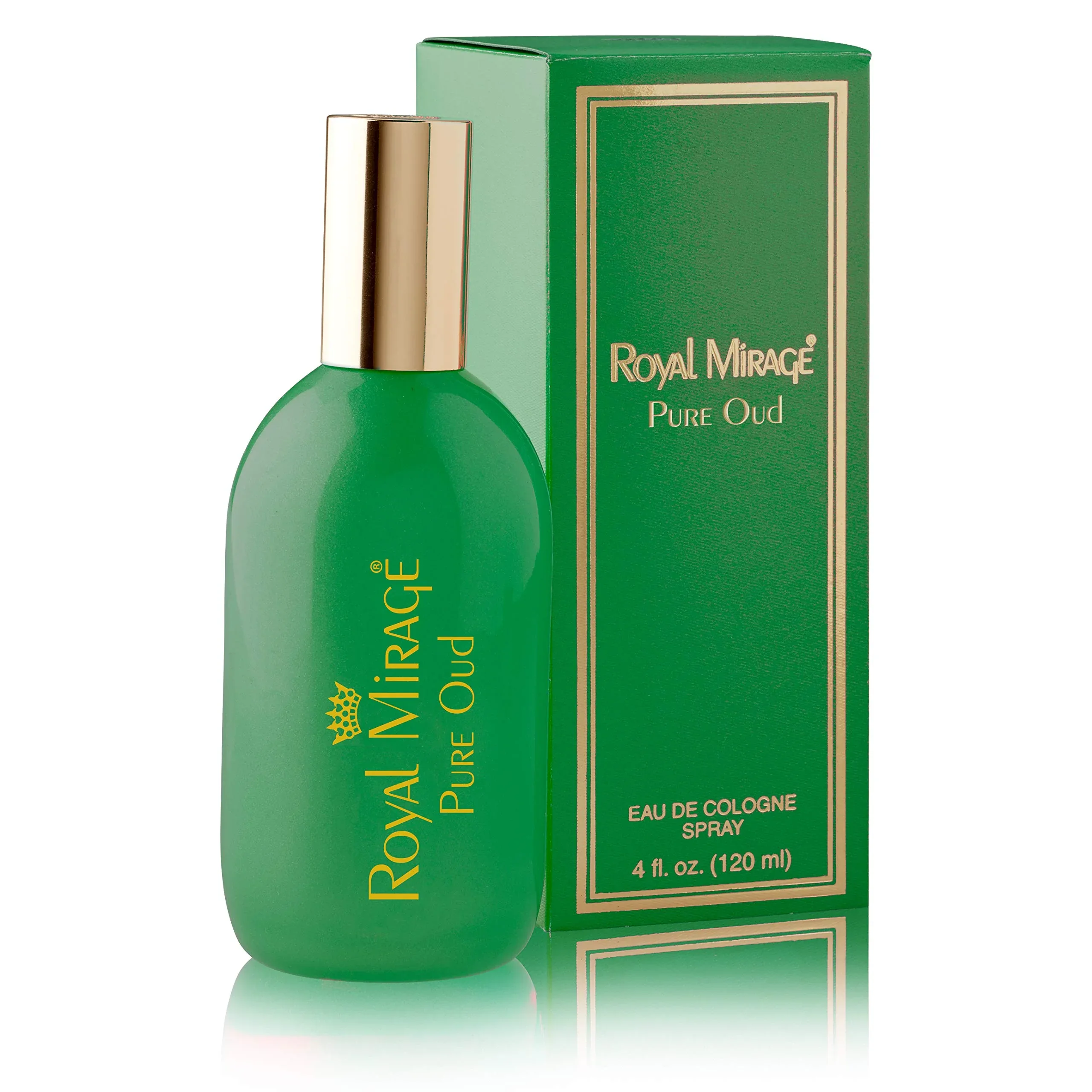 Royal Mirage Eau De Cologne Pure Oud Perfume Spray For Men 120ml - main view
