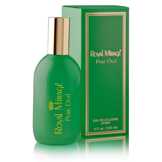 Royal Mirage Eau De Cologne Pure Oud Perfume Spray For Men 120ml - main view