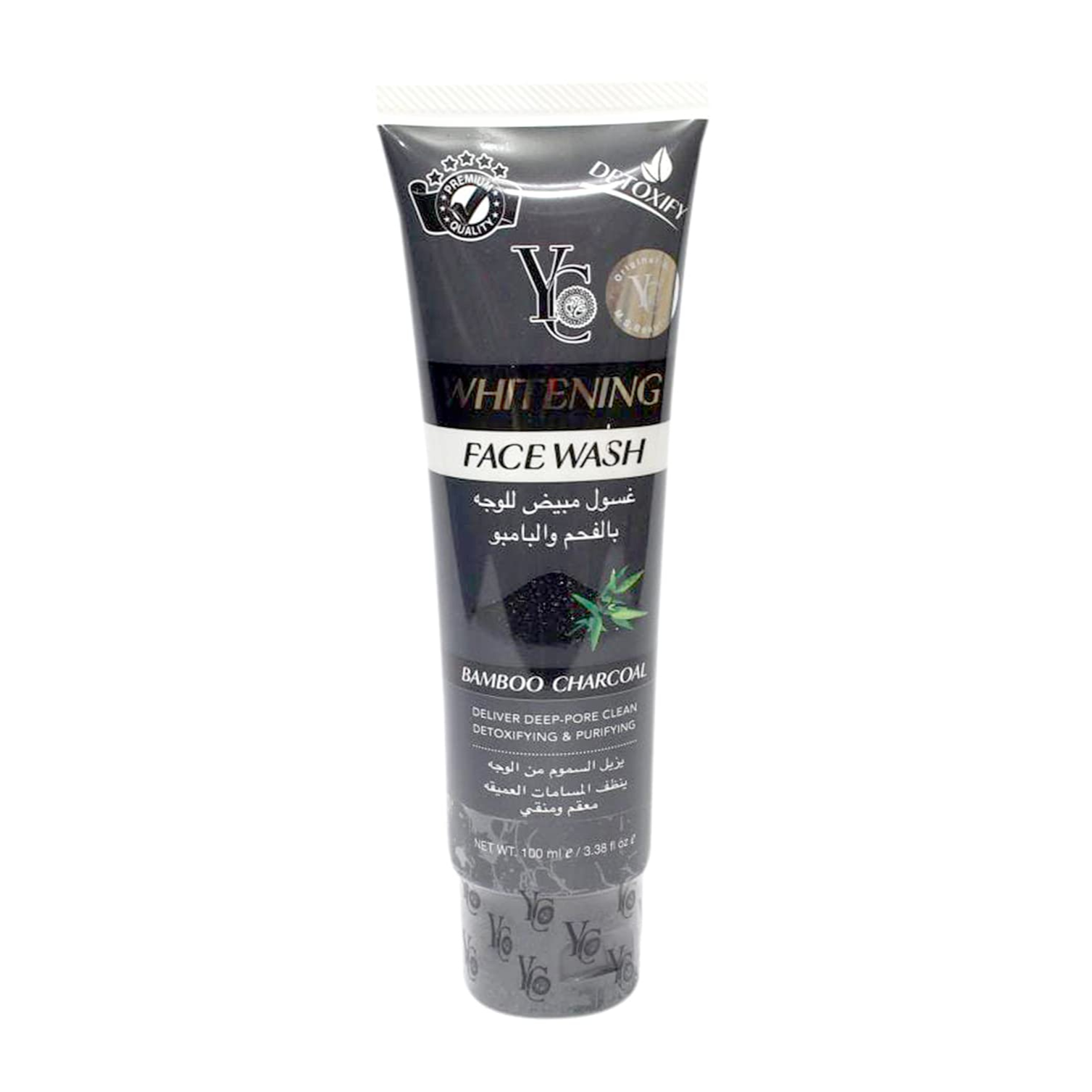 YC Whitening Charcoal Face Wash 100ml - main view