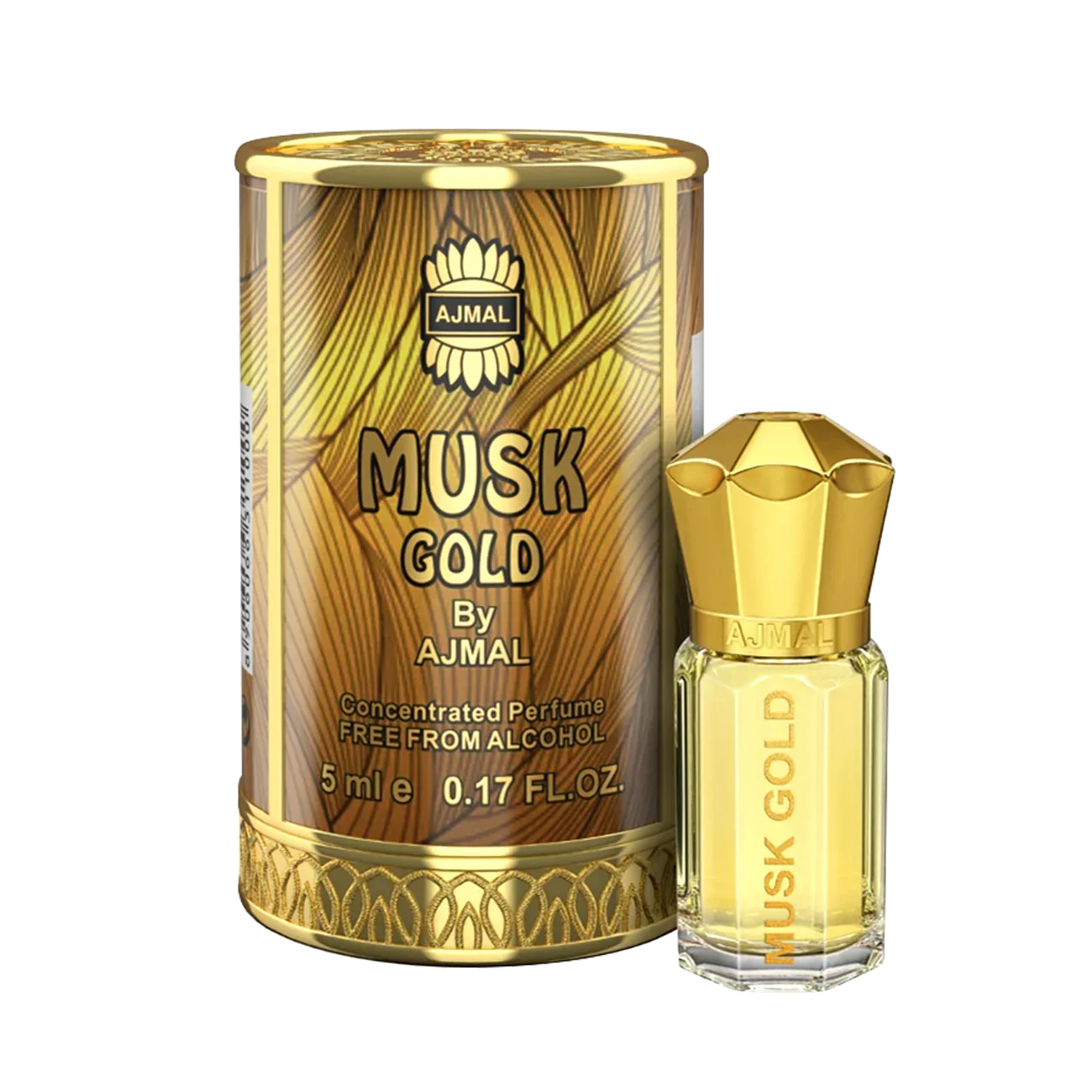 AJMAL MUSK GOLD Non-Alcoholic Concentrated Long Lasting Attar for Unisex 5 ML - view 3