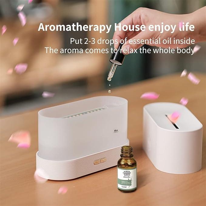 Aroma Diffuser Flame Humidifier with 7-Color LED Light & Remote Control - view 3
