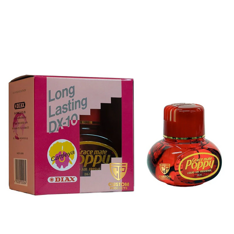 Grace Mate Poppy Cattleya Liquid Car Air Freshener – 150ml Diffuser Compatible - main view