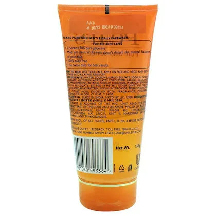 Pears Pure and Gentle Ultra Mild Facewash 150 g - view 2