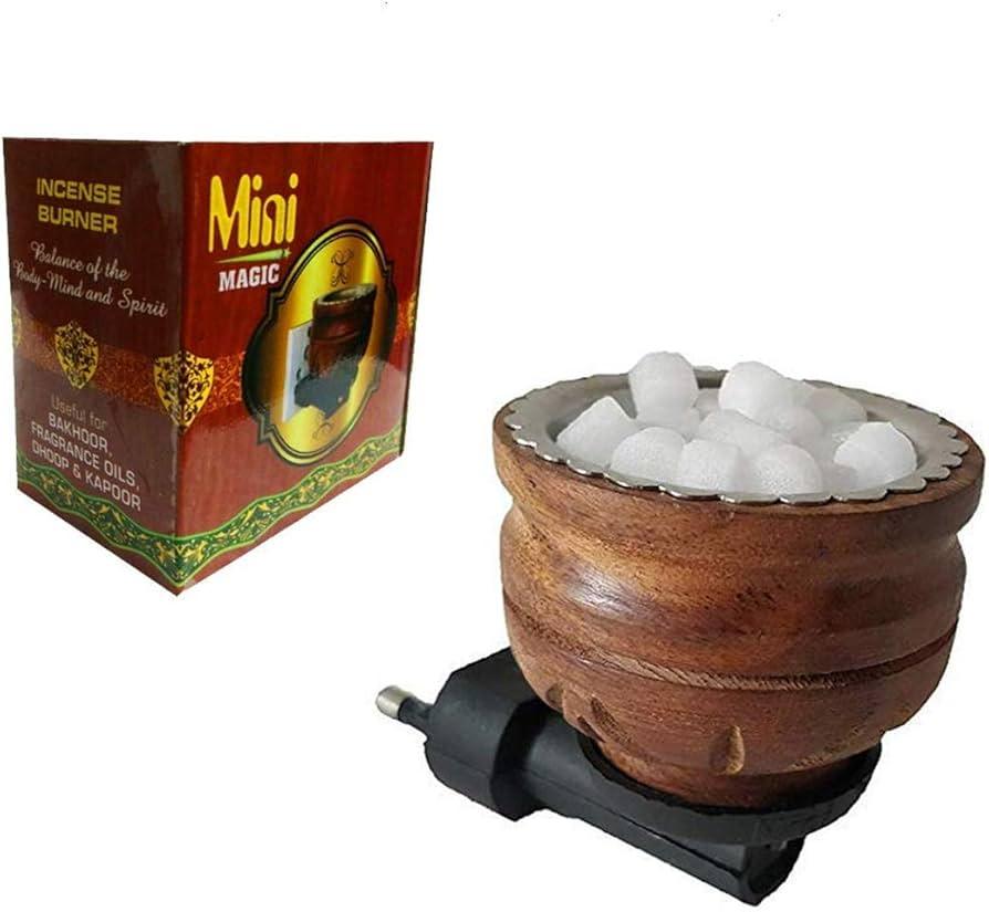 Wooden Electric Kapoor Dani Incense Burner Diffuser for Home Office - view 2