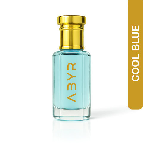 ABYR Cool Blue Attar – Long-Lasting, Alcohol-Free Fresh Aquatic Fragrance - 12ml view
