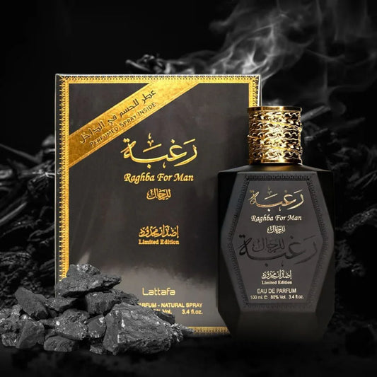 Lattafa Raghba For Men Perfume 100ml - - Amber Fougere Fragrance for Men - main view