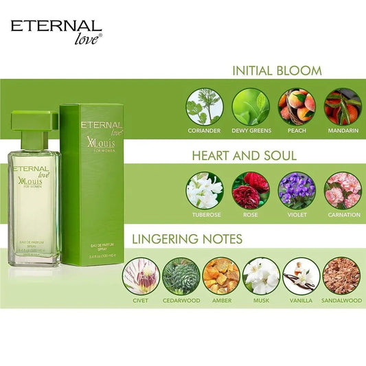 Eternal Love X'Louis Fresh Eau De Women's Perfume Spray, 100Ml - 100ml view