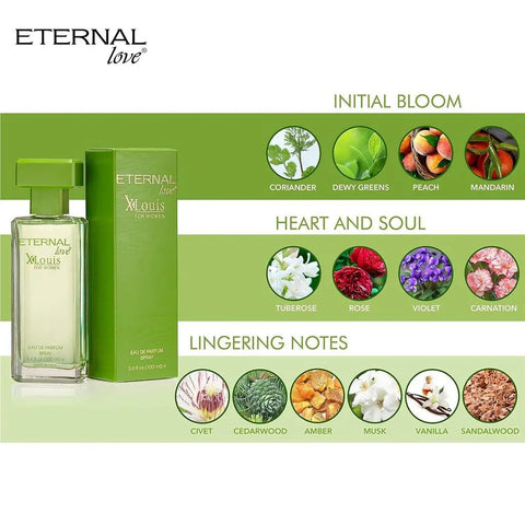Eternal Love X'Louis Fresh Eau De Women's Perfume Spray, 100Ml - 100ml view