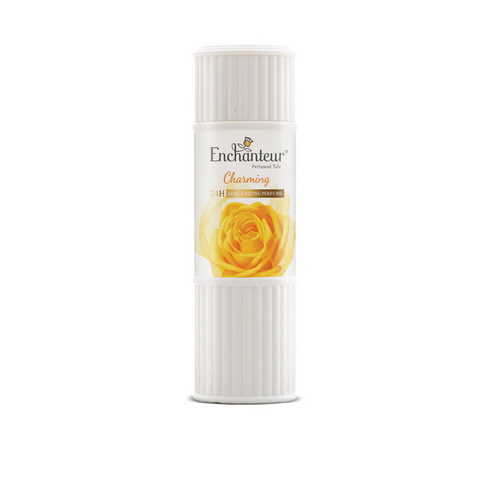 Enchanteur Charming Perfumed Talc 125g – Embrace the Citrus Floral Magic - main view