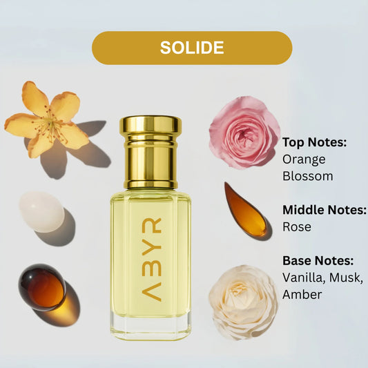 ABYR Solide Attar – Alcohol-Free, Long-Lasting Perfume Oil for Men & Women - 6ml view