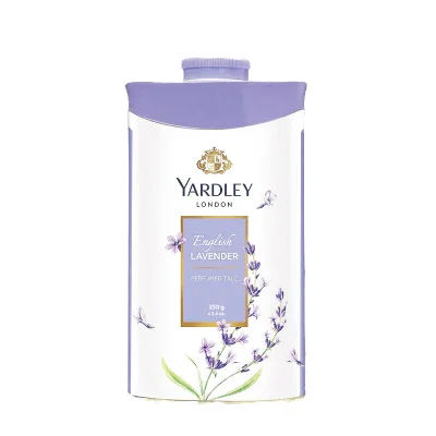 Yardley London Perfumed Talcum Powder for Women, English Lavender, 100g - main view
