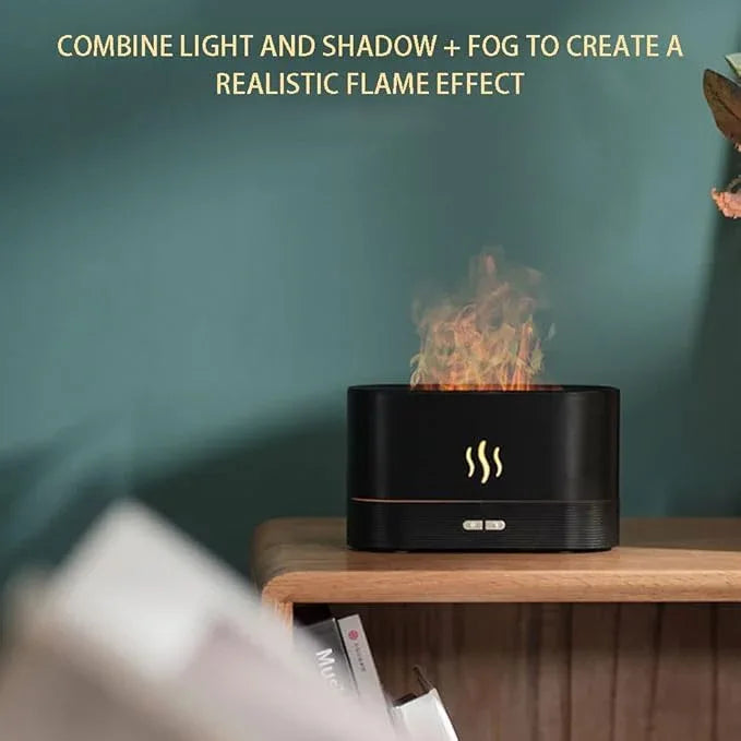 Flame Humidifier Aroma Scent Diffuser – Cool Mist & Essential Oil Diffuser - view 3