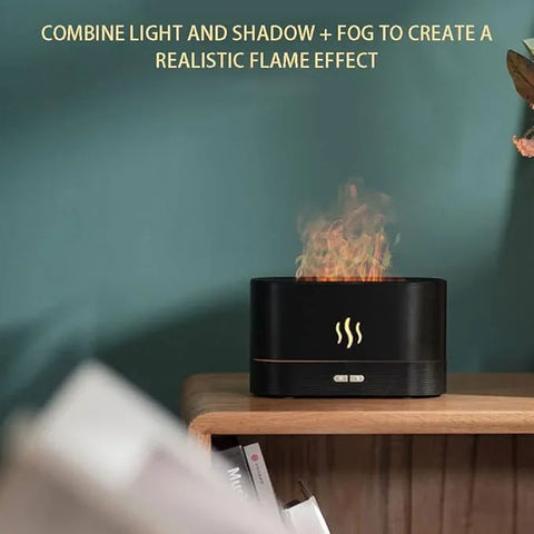 Flame Humidifier Aroma Scent Diffuser – Cool Mist & Essential Oil Diffuser - view 3