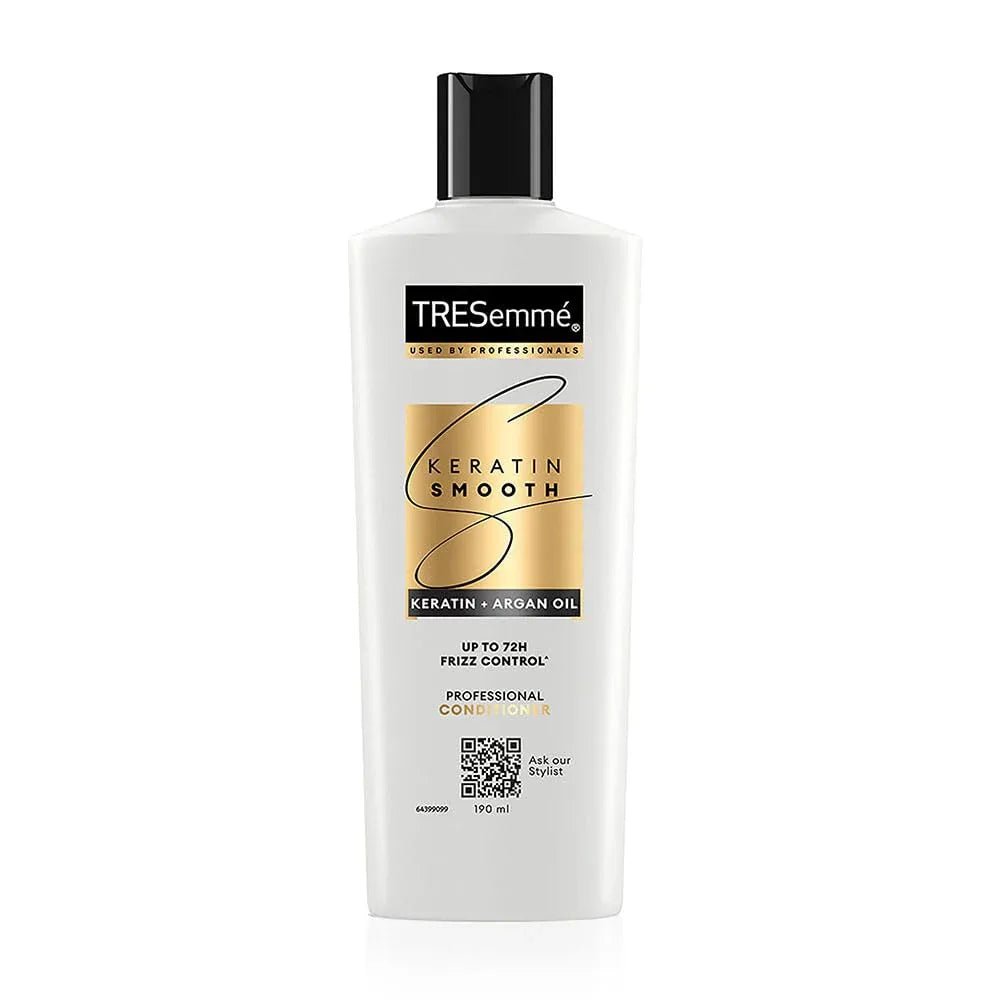 TRESemmé Keratin Smooth Conditioner 190ml – Anti-Frizz, Nourishing & Shine-Boost - main view