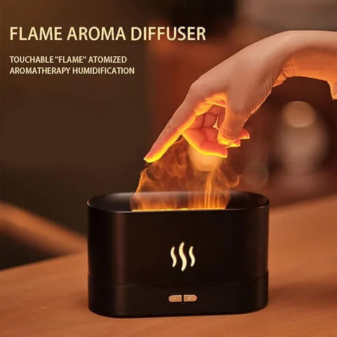 Flame Humidifier Aroma Scent Diffuser – Cool Mist & Essential Oil Diffuser - view 2